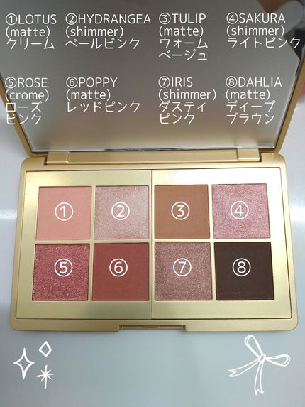 ジャパン イン ブルーム アイシャドウ パレット/ローラ メルシエ/アイシャドウパレットを使ったクチコミ(2枚目)