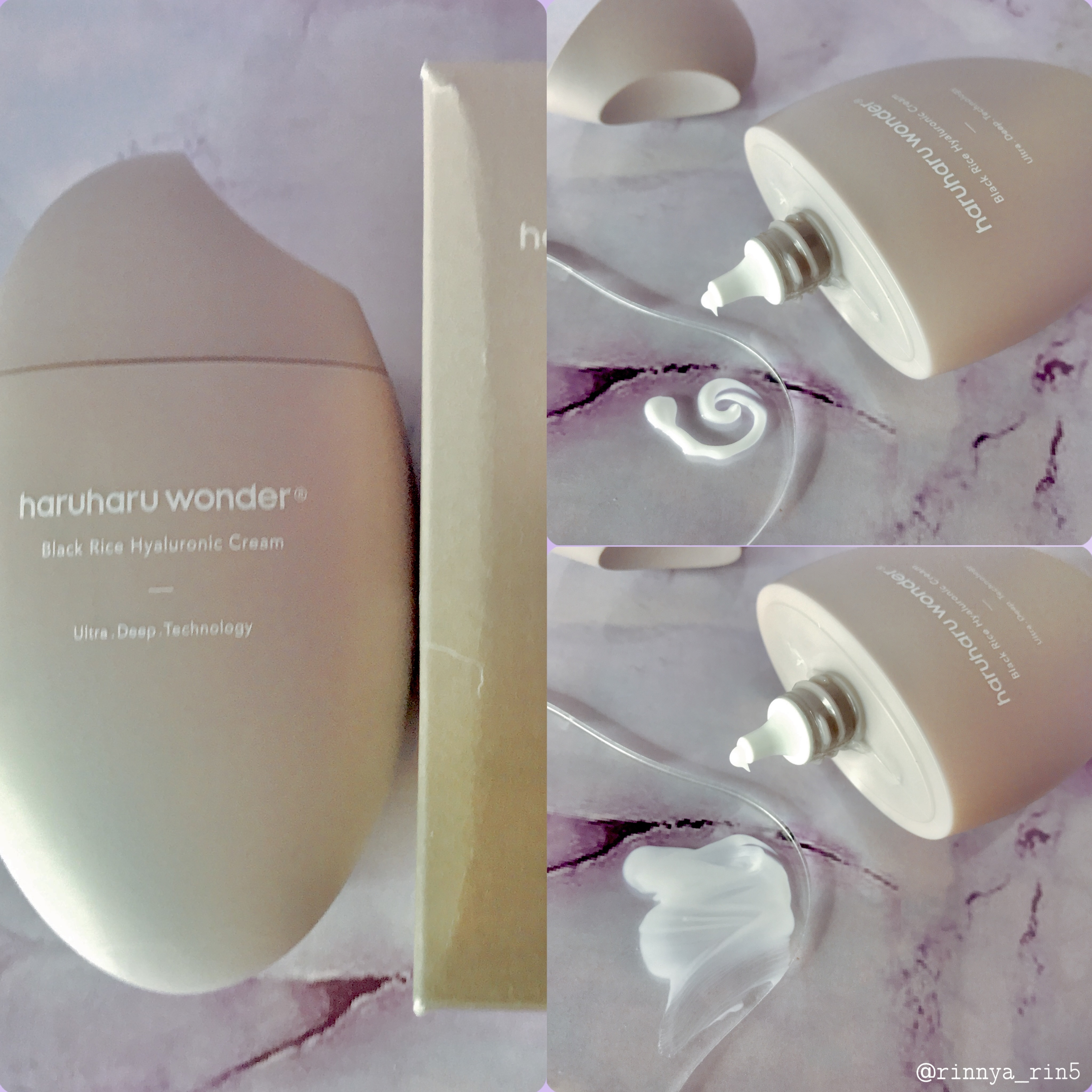 ブラックライスヒアルロニッククリーム/haruharu wonder/フェイスクリームを使ったクチコミ（2枚目）
