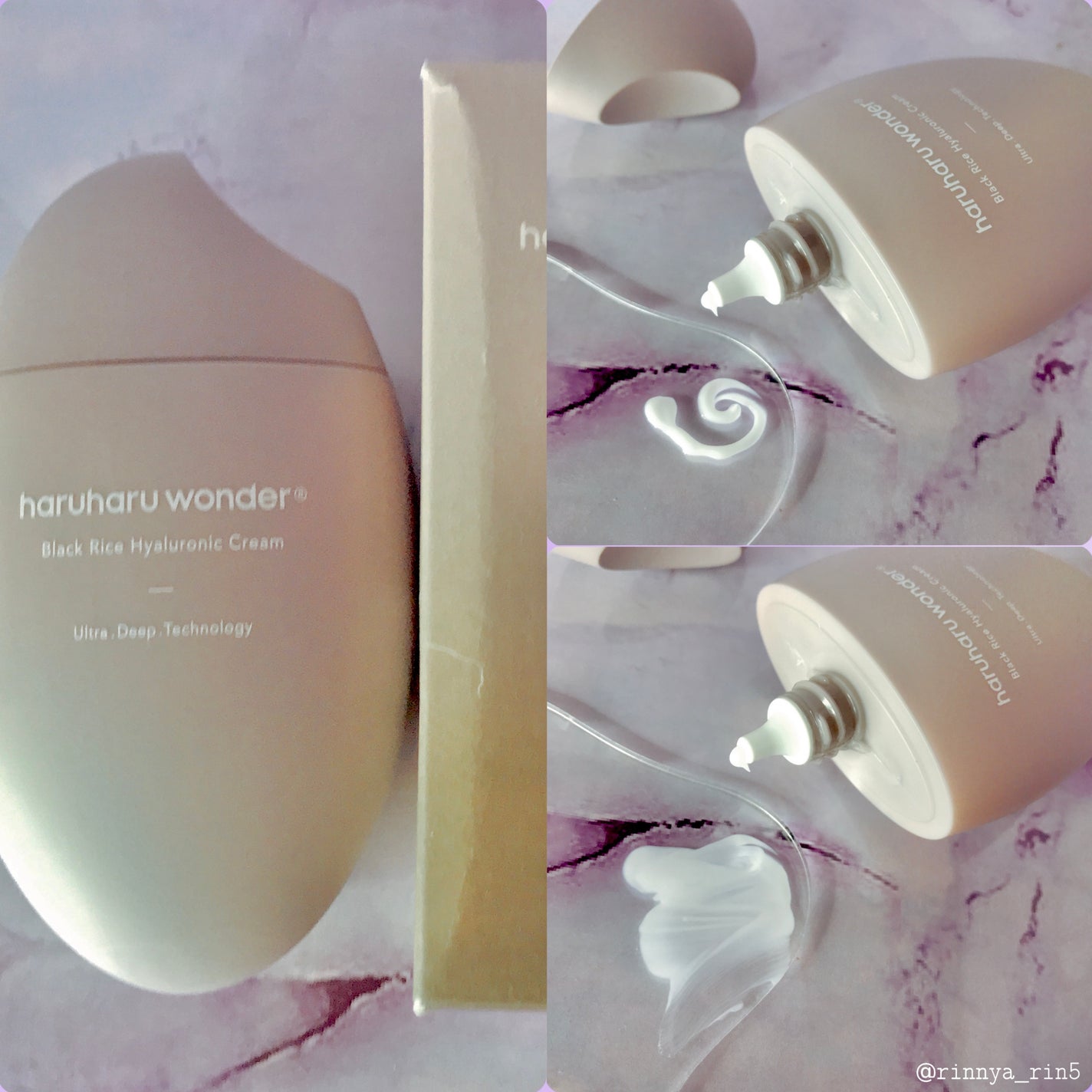 ブラックライスヒアルロニッククリーム/haruharu wonder/フェイスクリームを使ったクチコミ(2枚目)
