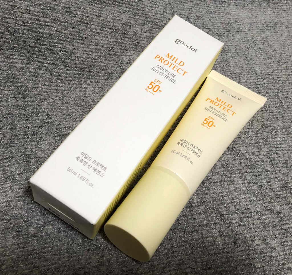 グーダル マイルドプロテクト モイスチャーサンエッセンス/goodal/化粧下地を使ったクチコミ（1枚目）