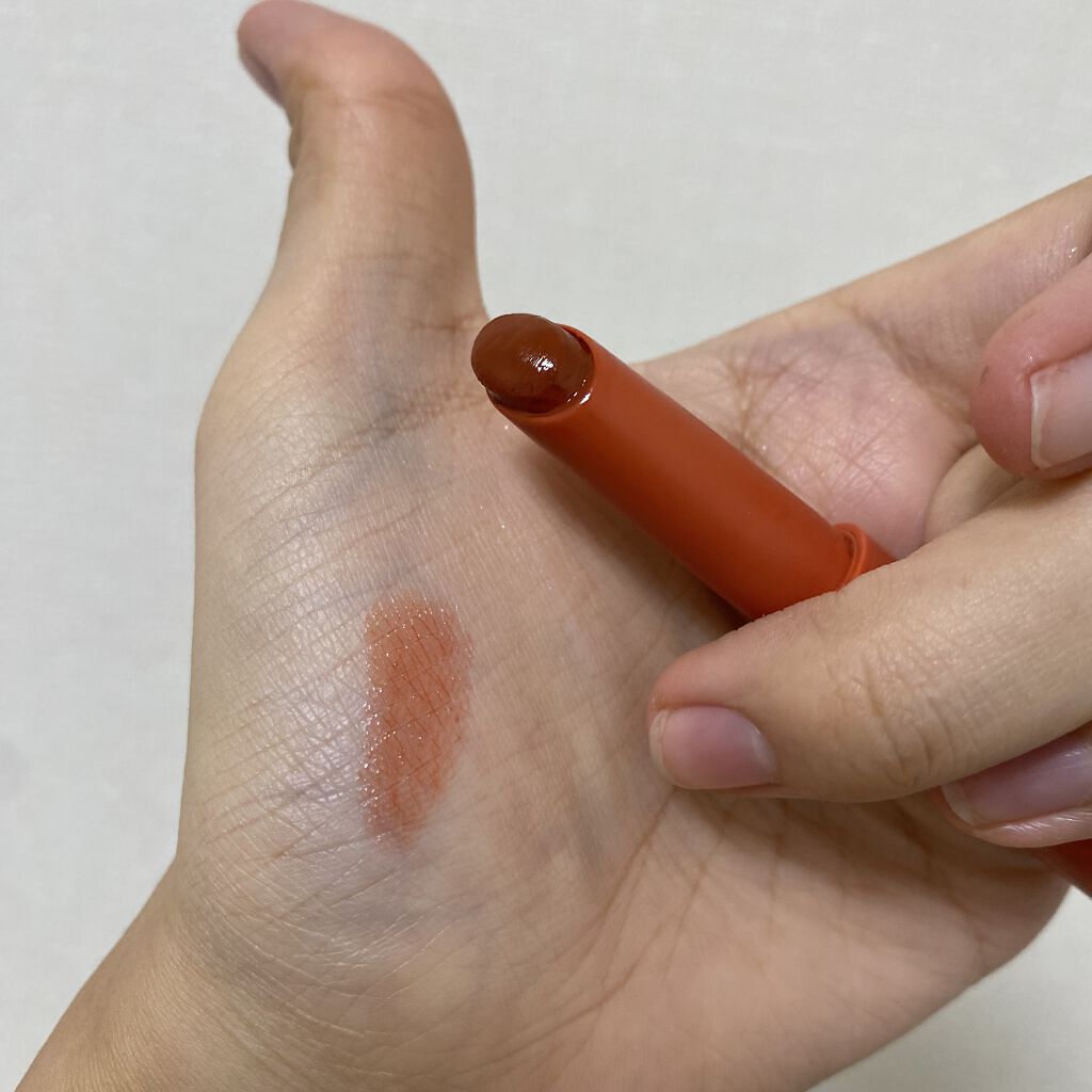 エテュセ リップエディション（プランパールージュ）ウォームスタイル 01 ブラウニーオレンジ/ettusais/口紅を使ったクチコミ（1枚目）