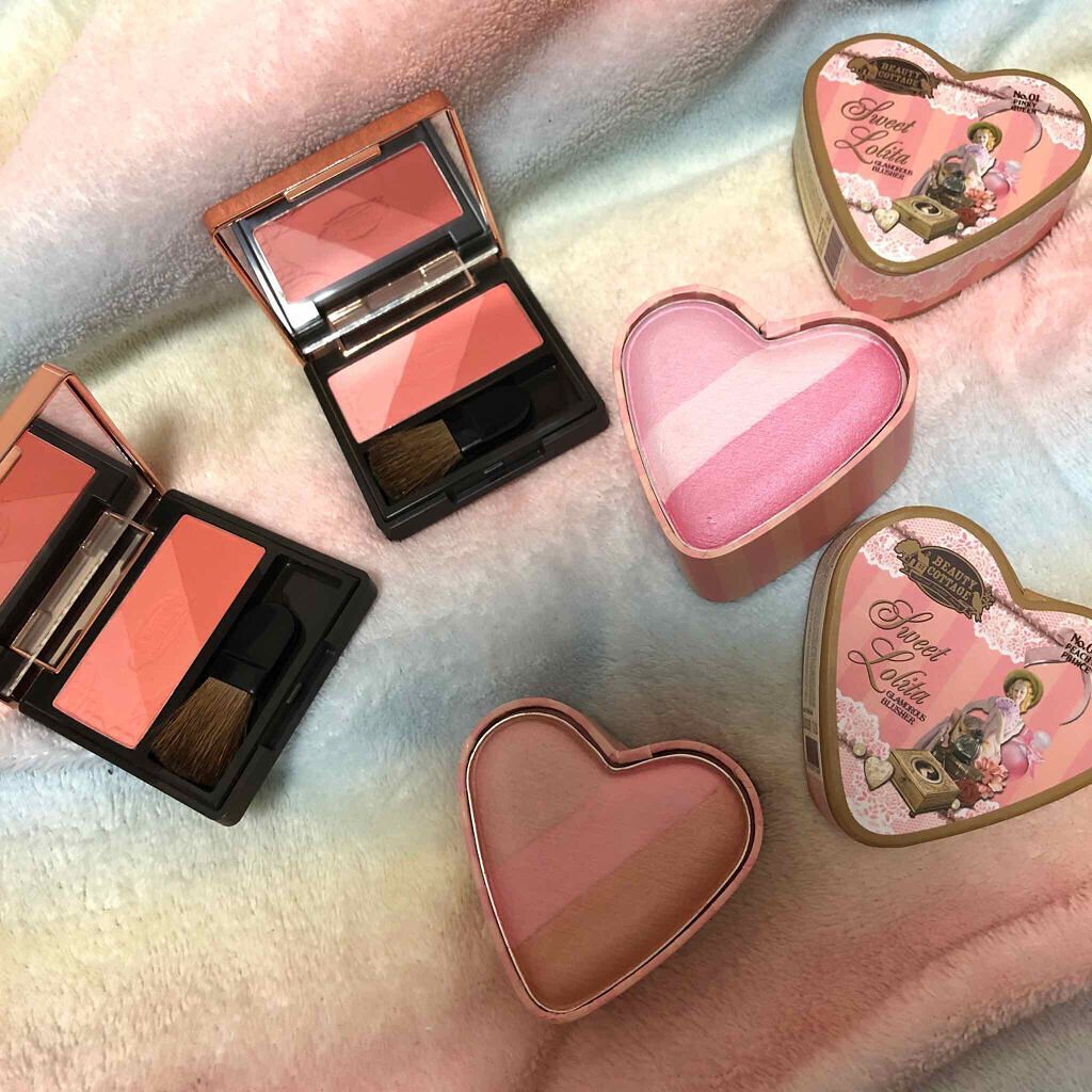 スウィートロリータ グラマラス ブラッシャー/Beauty Cottage/パウダーチークを使ったクチコミ(1枚目)