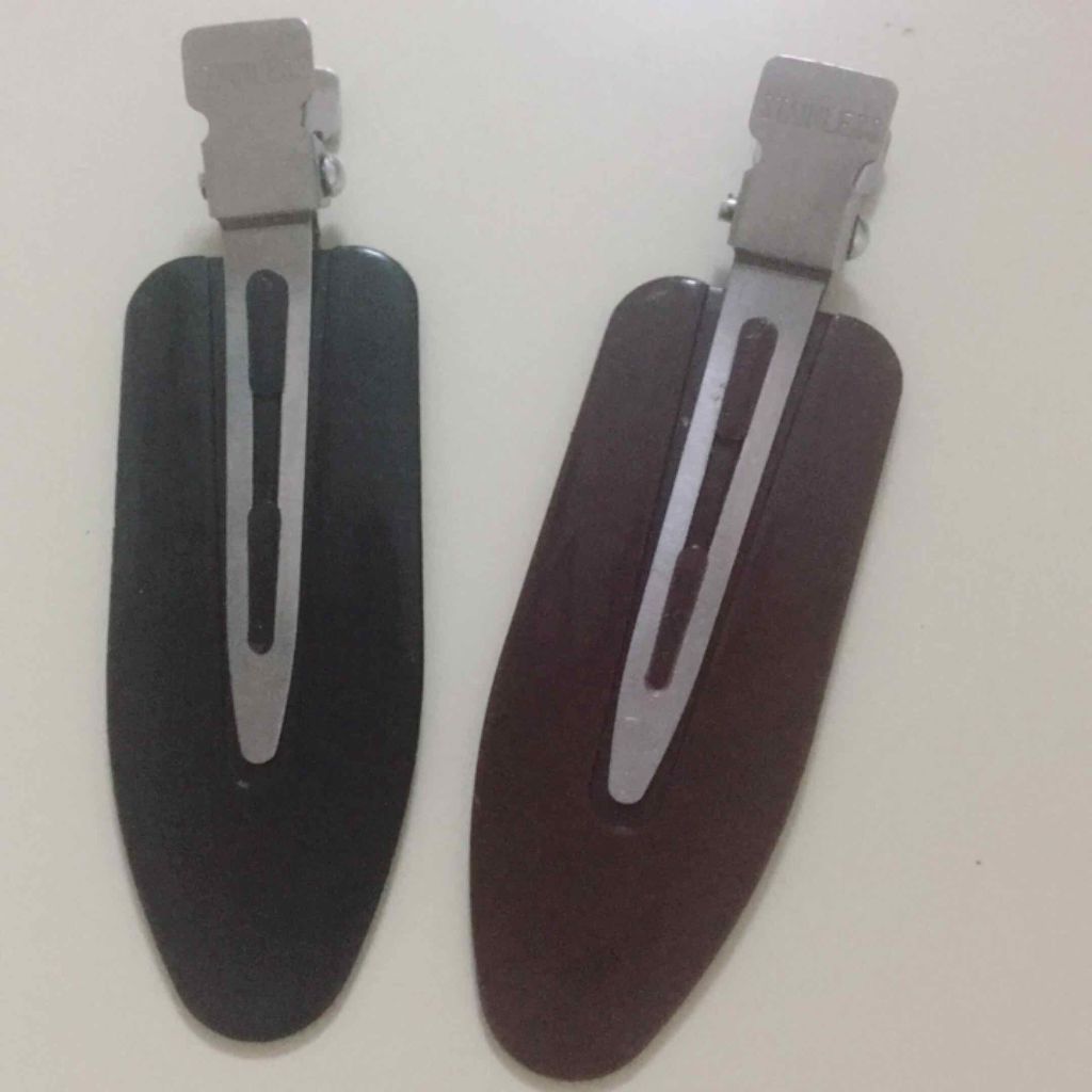 跡が付かない前髪クリップ/マペペ/ヘアアクセサリーを使ったクチコミ(3枚目)