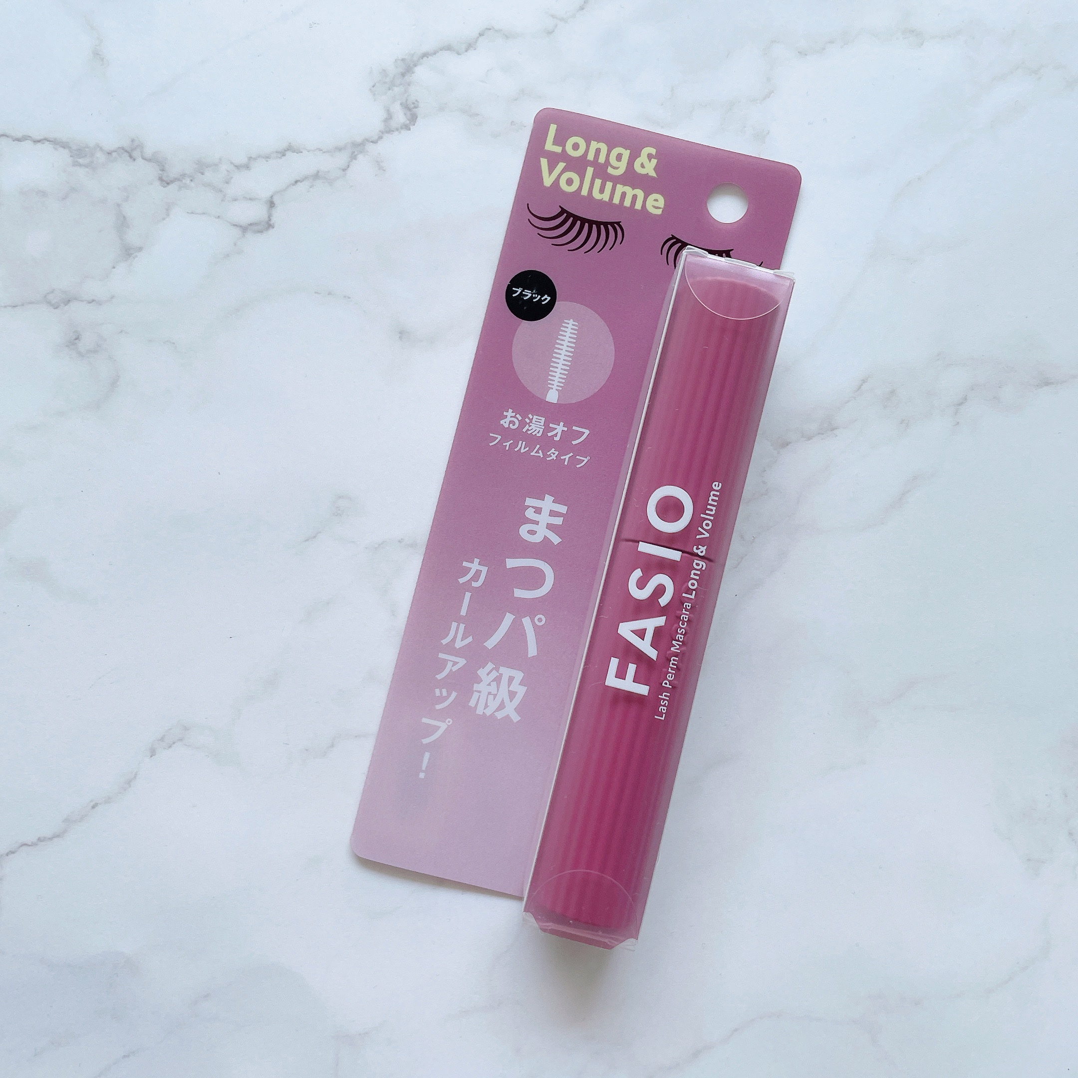 まつパ級 フィルム マスカラ (ロング&ボリューム)/FASIO/マスカラを使ったクチコミ（2枚目）