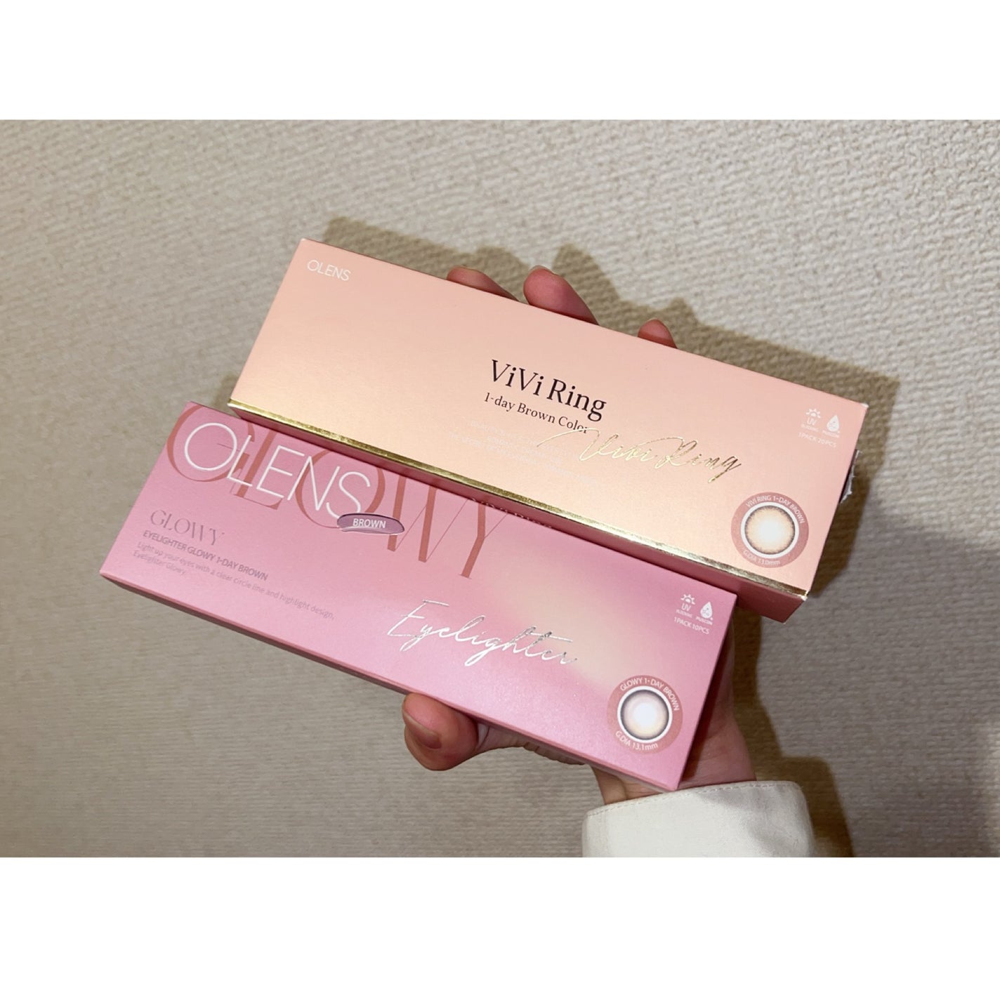 Glowy 1day/OLENS/ワンデー(1DAY)カラコンを使ったクチコミ(2枚目)