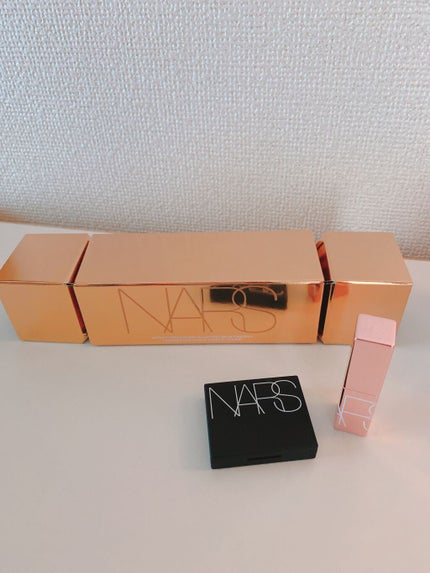 NARS インスタントオーガズム ミニブラッシュ&バームクラッカーのクチコミ「NARS インスタントオーガズム ミニブラッシュ&バームクラッカー
楽しみにしてた限定品🙌🏻💗.....」(1枚目)