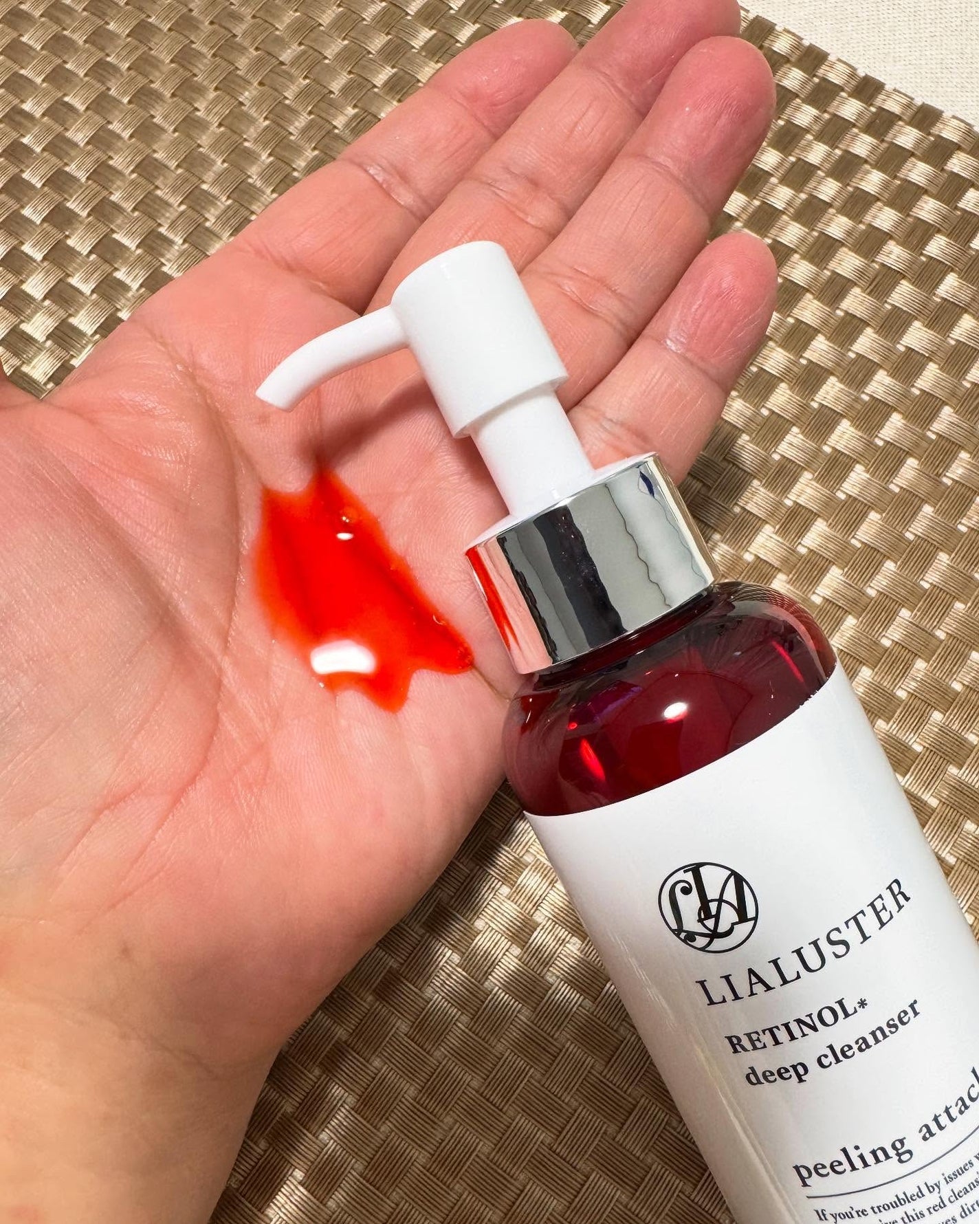 レチノールディープクレンザー/LIALUSTER/その他洗顔料を使ったクチコミ(4枚目)