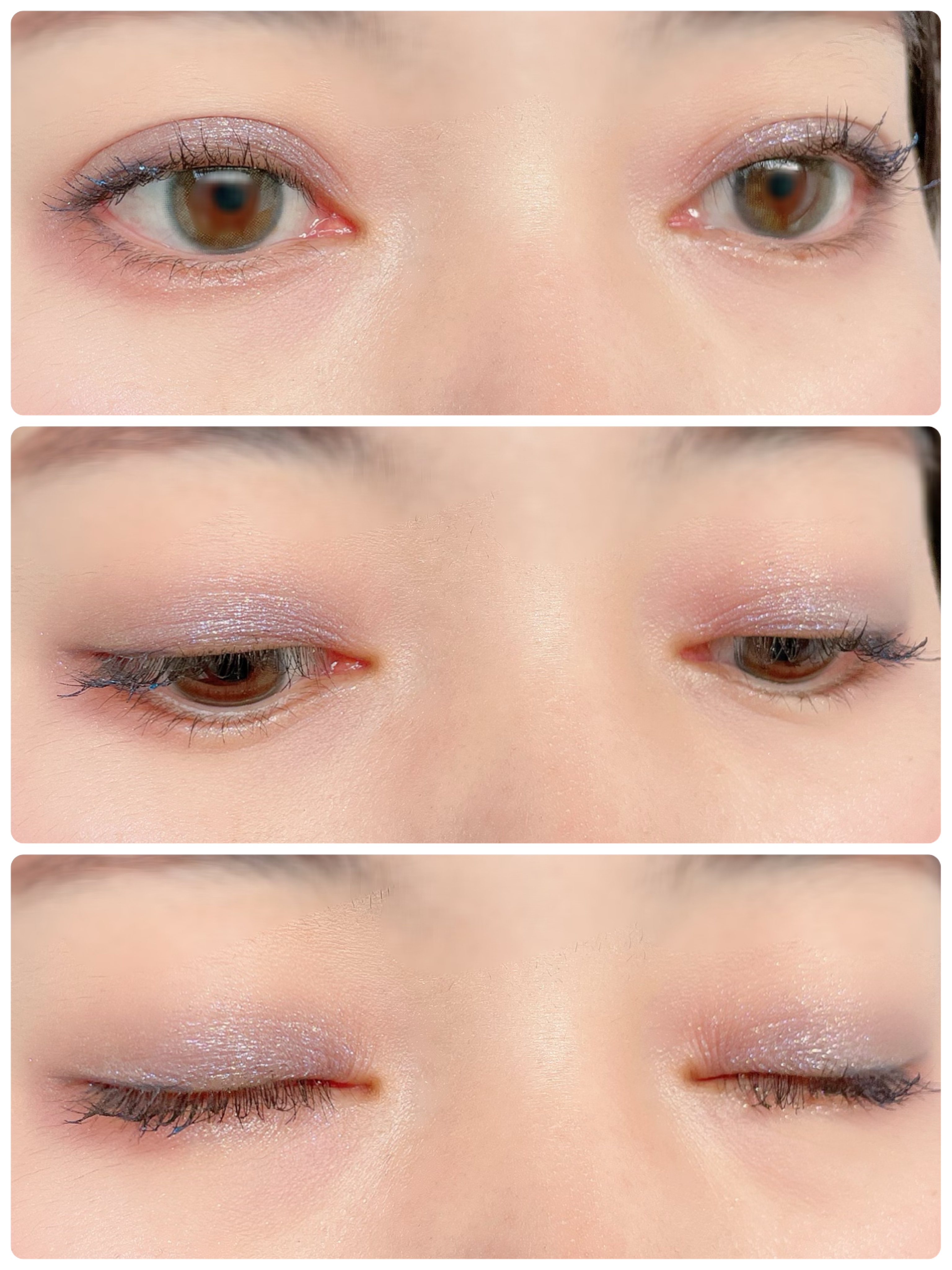 マルチグリッターカラー 03 CHIKYU Limited Edition（チキュウ 限定）/ENBAN TOKYO/単色アイシャドウを使ったクチコミ（2枚目）