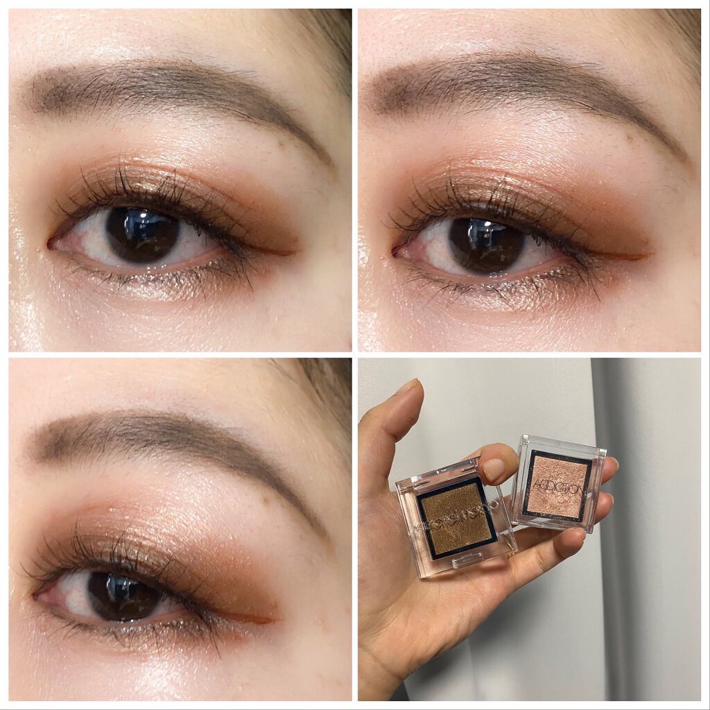 アディクション ザ アイシャドウ パール 007P Dolce Vita/ADDICTION/単色アイシャドウを使ったクチコミ（2枚目）