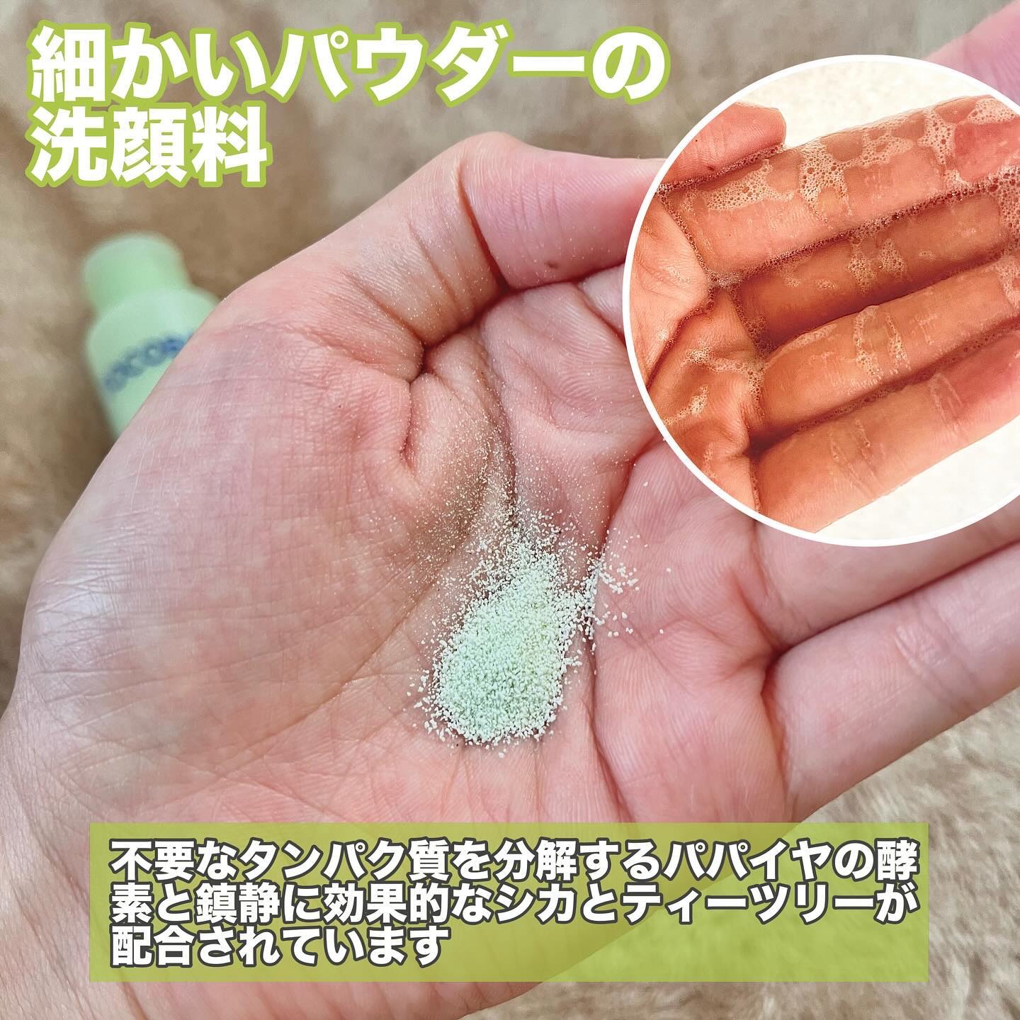 シカカーミングパウダーウォッシュ/TOCOBO/洗顔パウダーを使ったクチコミ（2枚目）