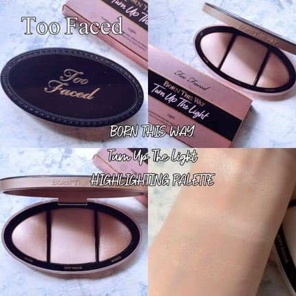 ボーン ディス ウェイ ターン アップ ザ ライト ハイライティング パレット/Too Faced/プレストパウダーを使ったクチコミ(1枚目)