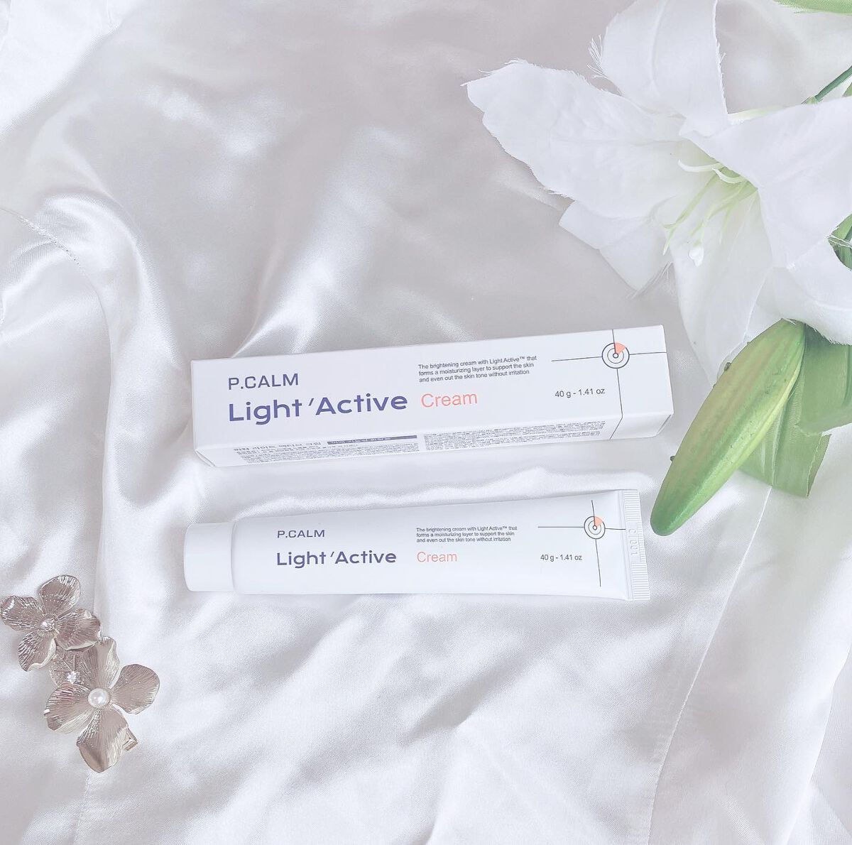 ライトアクティブクリーム/P.CALM/フェイスクリームを使ったクチコミ(1枚目)