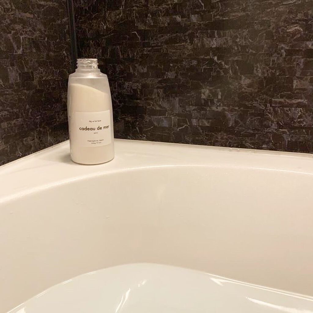 バスパウダー/cadeau de mer/炭酸系入浴剤を使ったクチコミ（3枚目）