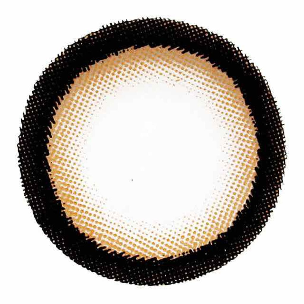 Honey Kiss 1month ちゅるんブラウン/HoneyKiss/１ヶ月（１MONTH）カラコンを使ったクチコミ（3枚目）