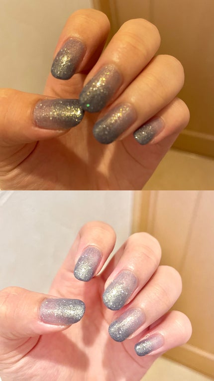 フレンドネイル(リニューアル品)	 2-36(33112)ウィンタースカイ/DAISO/マニキュアを使ったクチコミ(1枚目)