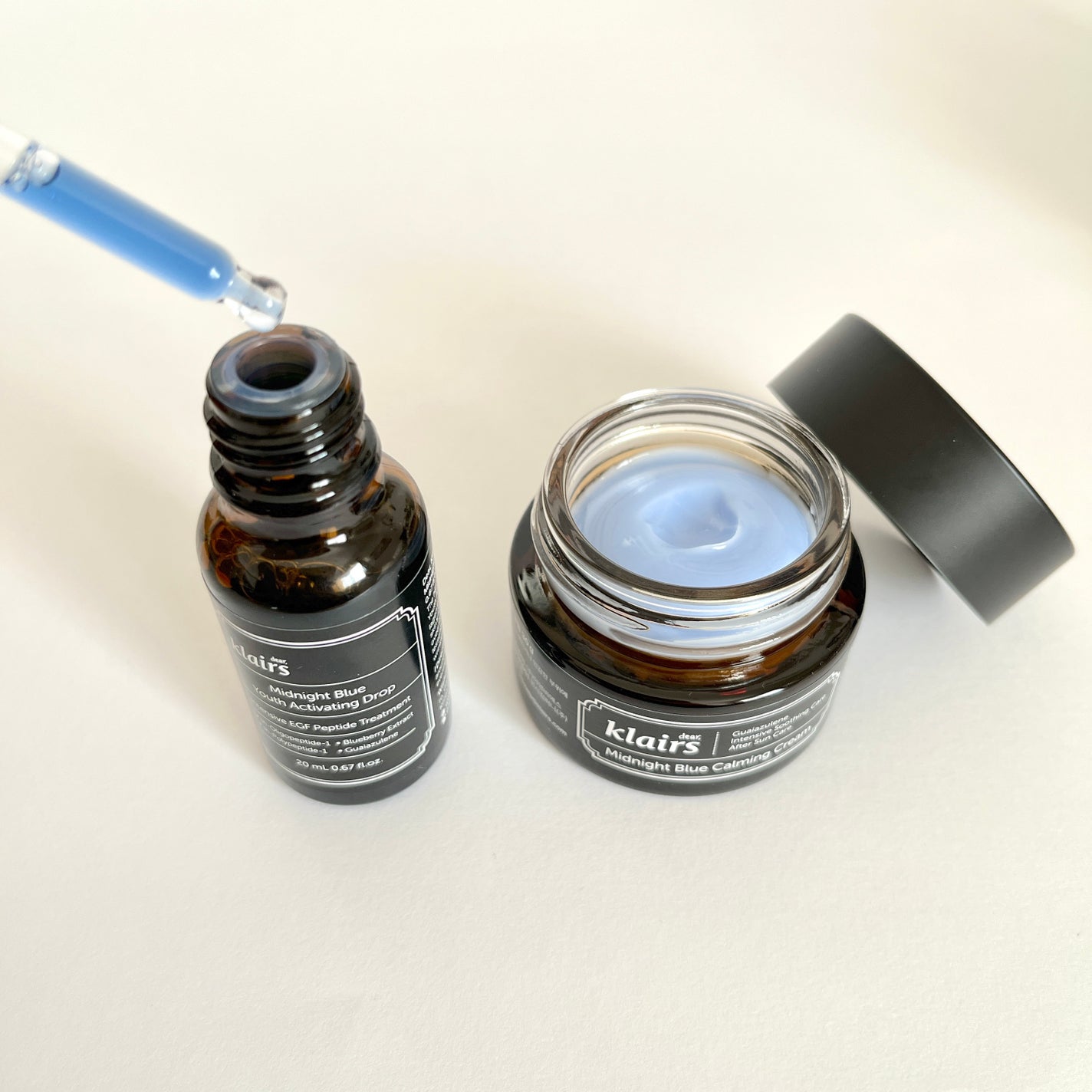 ミッドナイトブルーユースアクティベーティングドロップ(20ml)/Klairs/美容液を使ったクチコミ(5枚目)