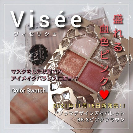 パノラマデザイン アイパレット/Visée/アイシャドウパレットを使ったクチコミ(1枚目)