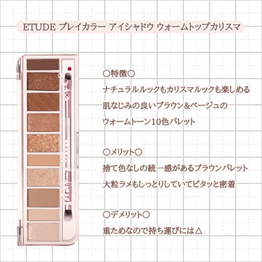 プレイカラー アイシャドウ/ETUDE/アイシャドウパレットを使ったクチコミ（2枚目）