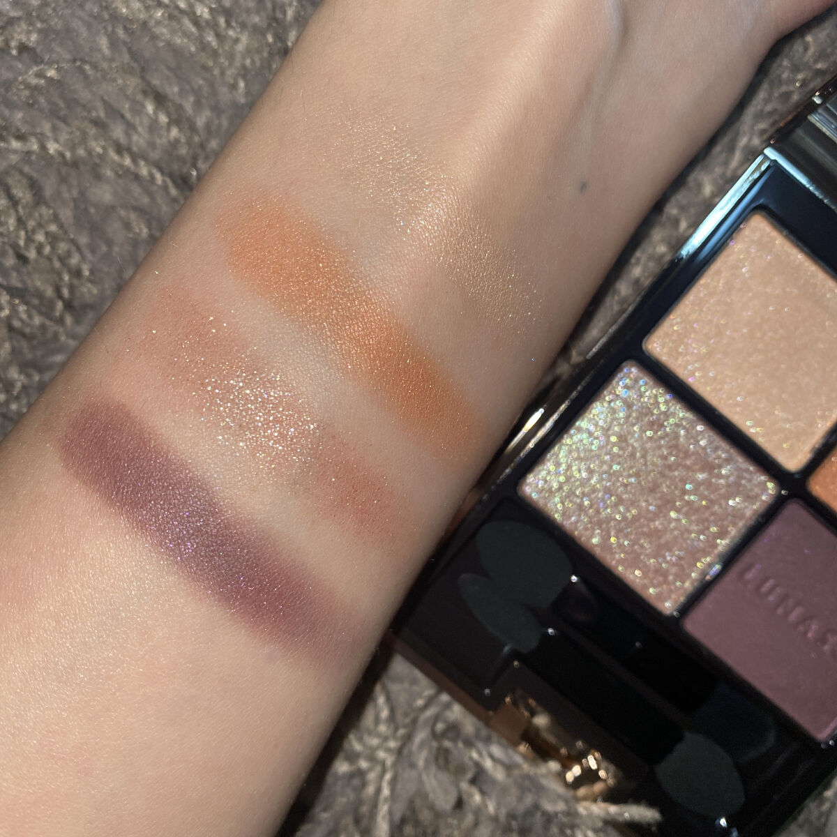 アイカラーレーション 16 Mandarin Garnet/LUNASOL/アイシャドウパレットを使ったクチコミ（3枚目）