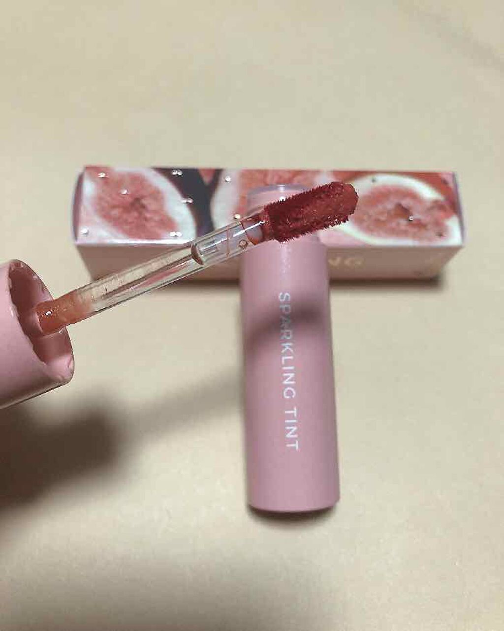 アピュー ジューシーパン スパークリングティント/A’pieu/口紅を使ったクチコミ（2枚目）