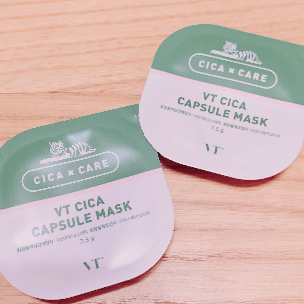 CICA カプセルマスク/VT/洗い流すパック・マスクを使ったクチコミ（1枚目）