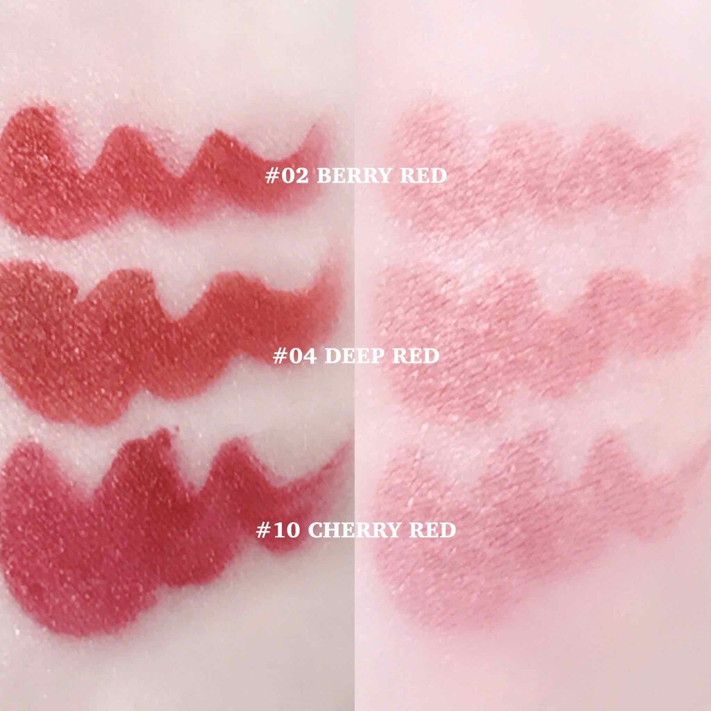 ワンチューブラーベルベットティント/CHICAY CHICO/リップティントを使ったクチコミ(2枚目)