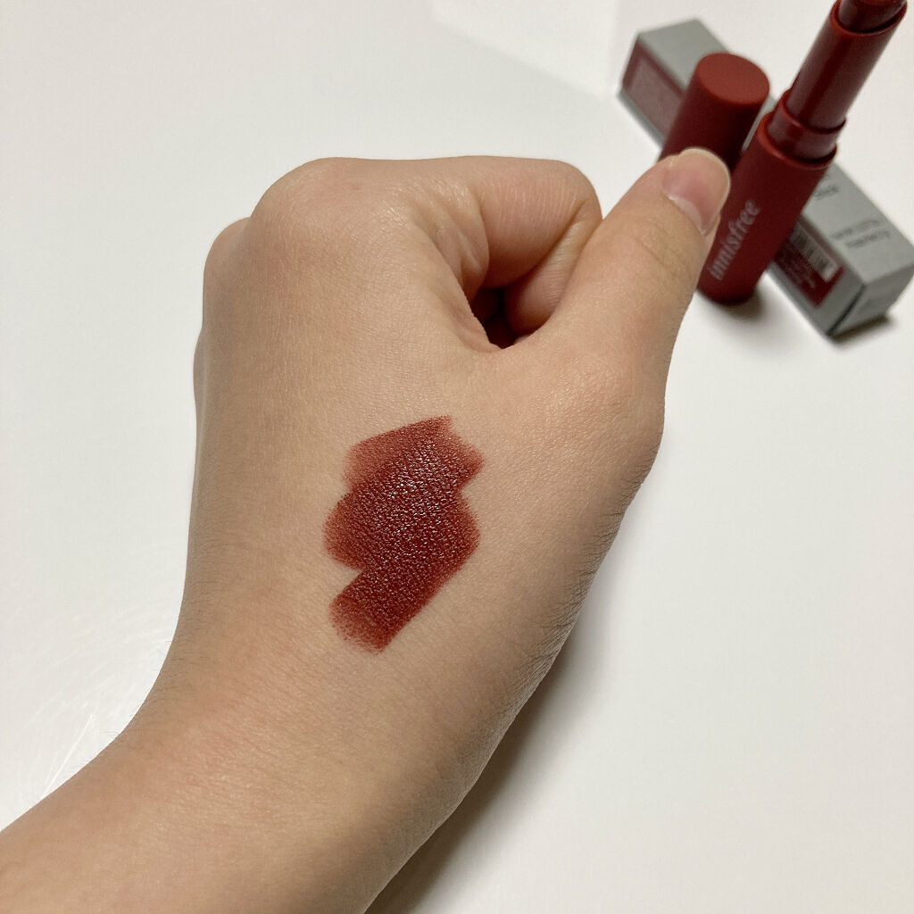 ビビッドコットン スティック/innisfree/口紅を使ったクチコミ（2枚目）