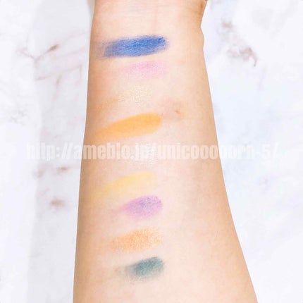 UR GLAM BLOOMING EYE COLOR PALETTE/U R GLAM/アイシャドウパレットを使ったクチコミ(4枚目)