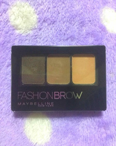 MAYBELLINE NEW YORK ファッションブロウ パレットのクチコミ「MAYBELLINE NEW YORK
ファッションアイブロウ パレッド
BR-3 明るい茶色.....」（1枚目）