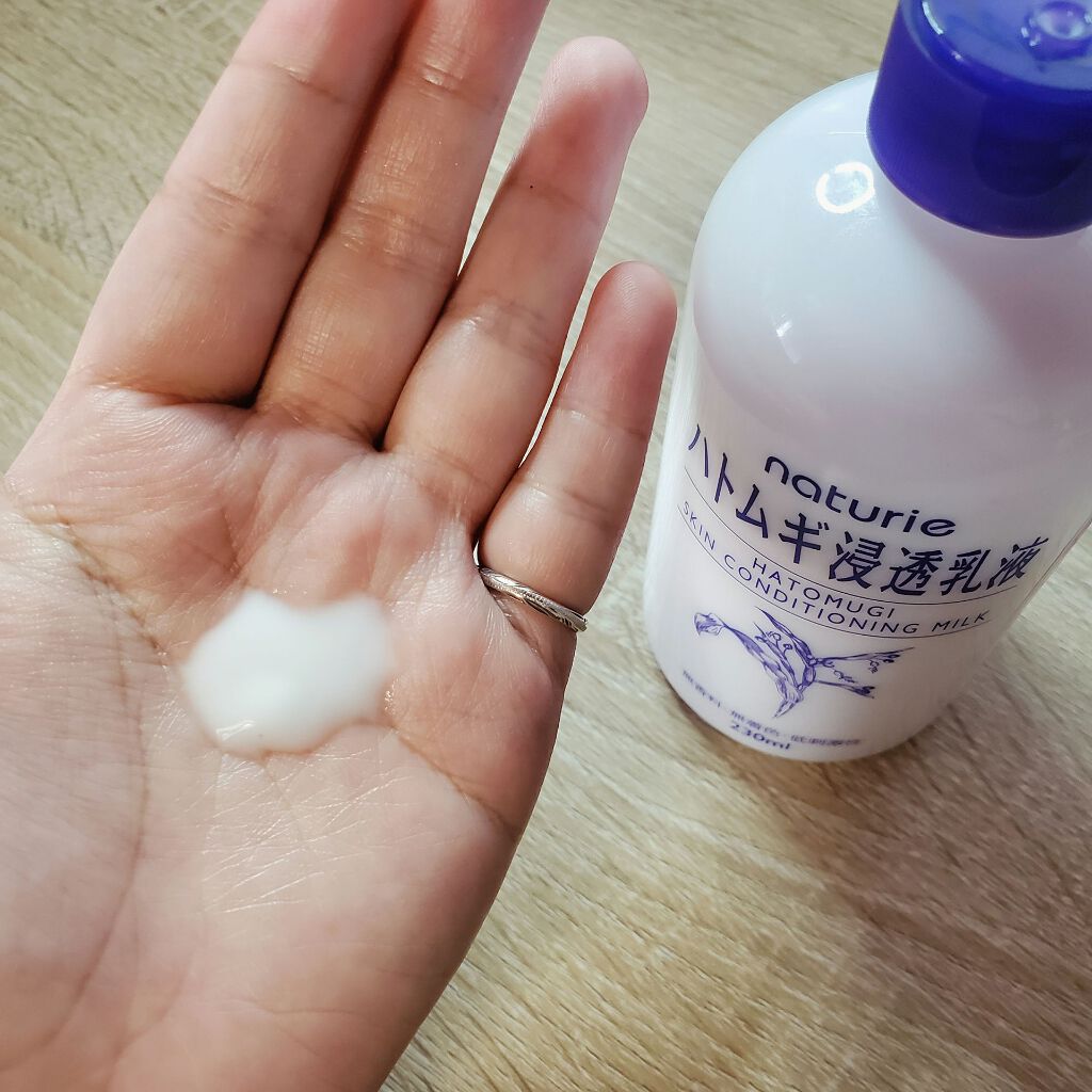 ハトムギ浸透乳液(ナチュリエ スキンコンディショニングミルク)/ナチュリエ/乳液を使ったクチコミ（2枚目）