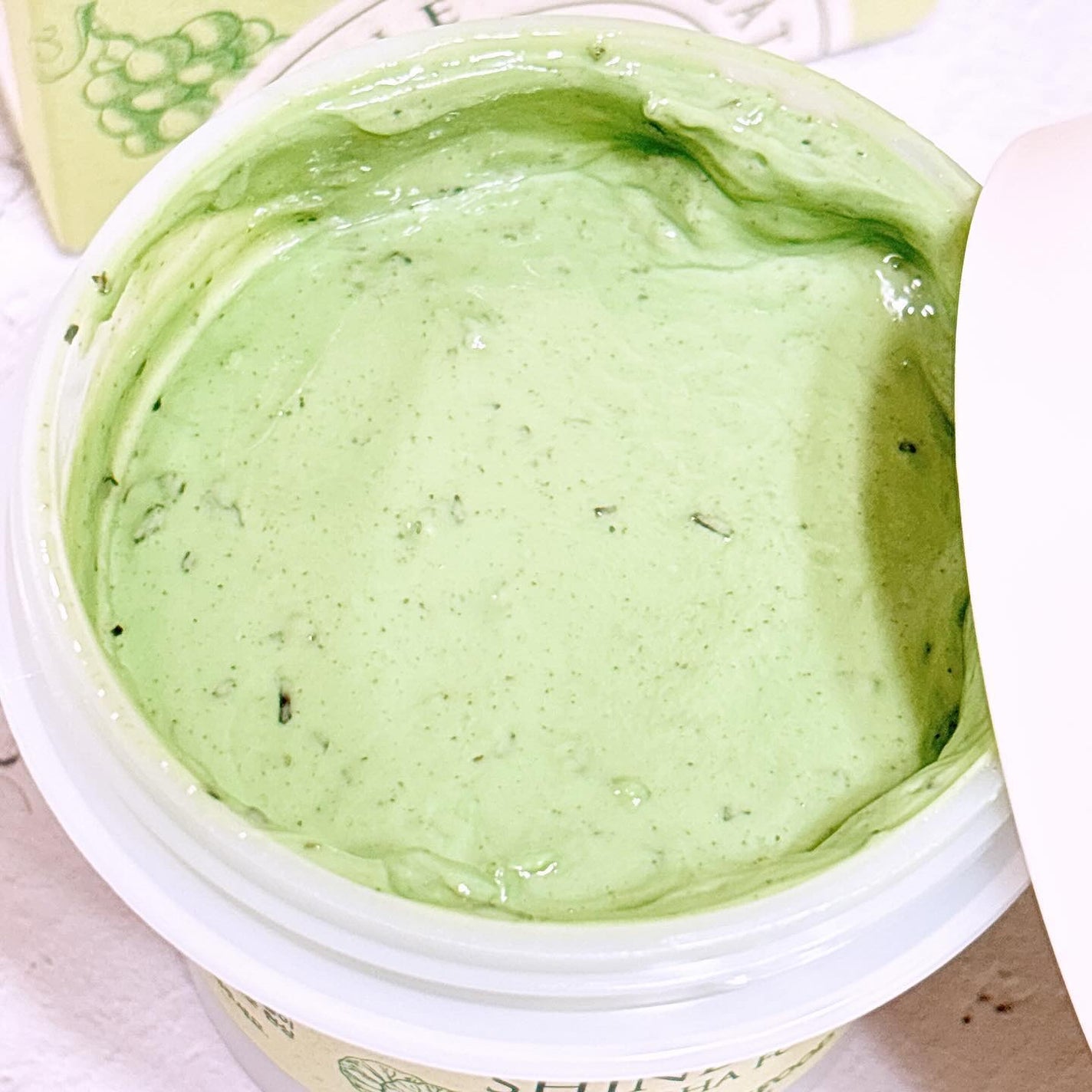 シャインマスカットシカフードマスク/SKINFOOD/洗い流すパック・マスクを使ったクチコミ(3枚目)