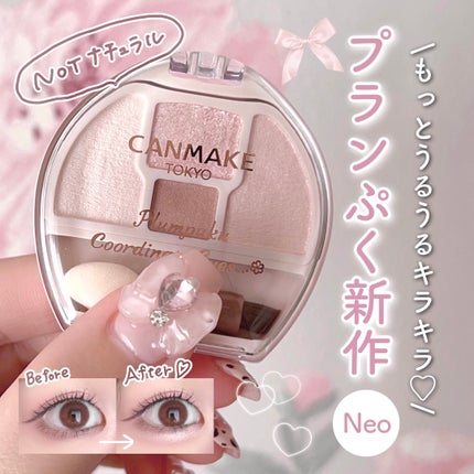 プランぷくコーデアイズ/キャンメイク/パウダーアイシャドウを使ったクチコミ(1枚目)