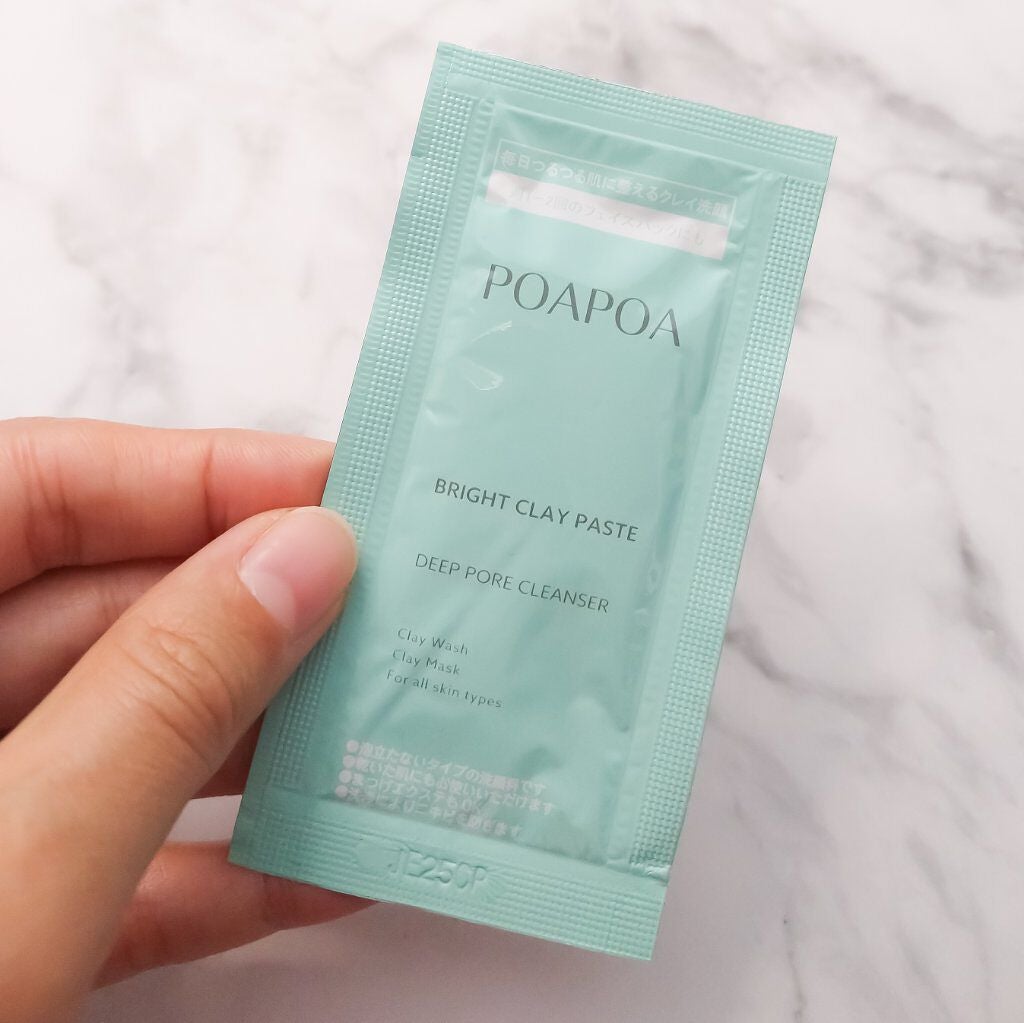 ブライトクレイペースト/POAPOA/洗顔フォームを使ったクチコミ(1枚目)