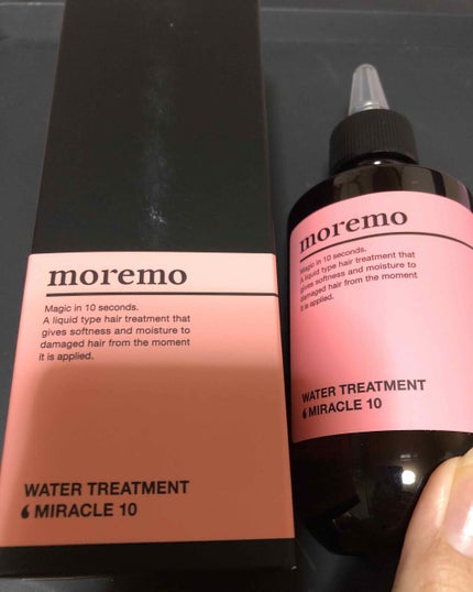 ウォータートリートメントミラクル10/moremo/洗い流すヘアトリートメントを使ったクチコミ(1枚目)