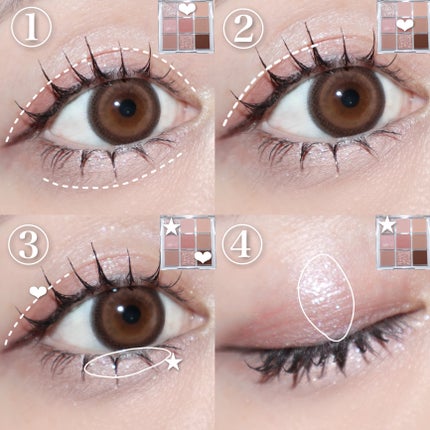 シャドウパレット/and:ar/アイシャドウパレットを使ったクチコミ(7枚目)