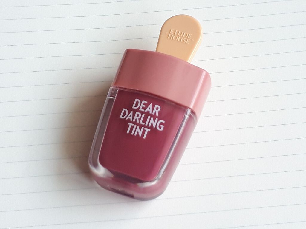 ディアダーリン ウォータージェルティント （アイスティント）/ETUDE/口紅を使ったクチコミ（2枚目）