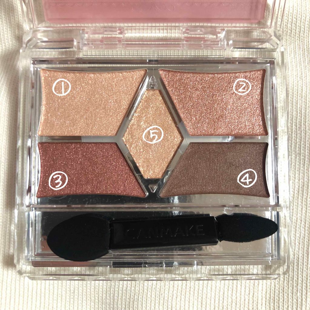 【旧品】パーフェクトスタイリストアイズ/キャンメイク/アイシャドウパレットを使ったクチコミ（2枚目）