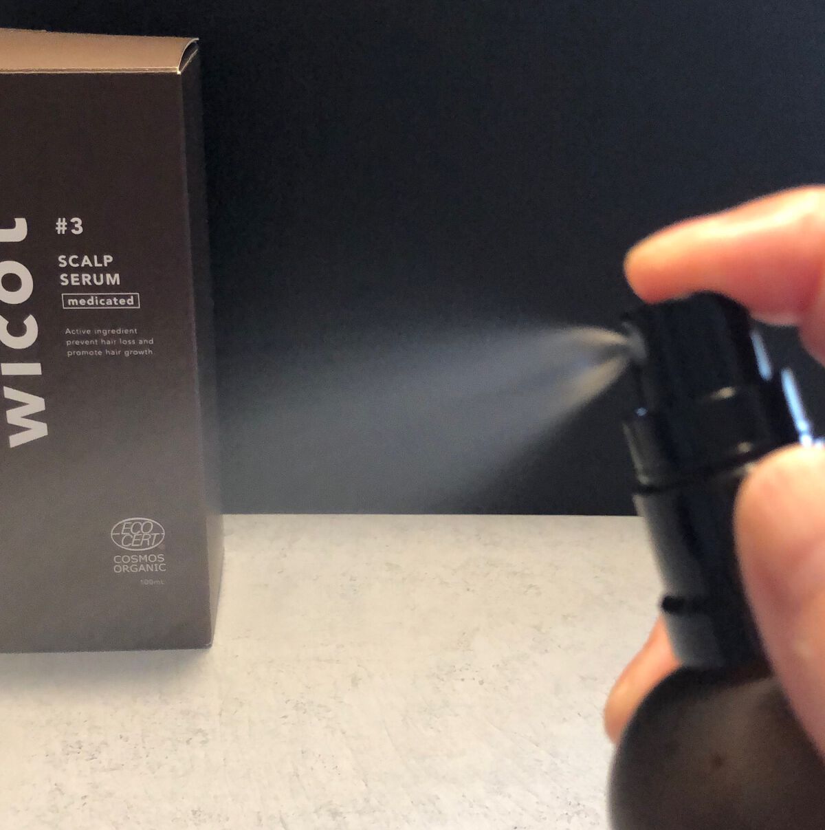 薬用スカルプセラム/wicot/頭皮ローションを使ったクチコミ（3枚目）