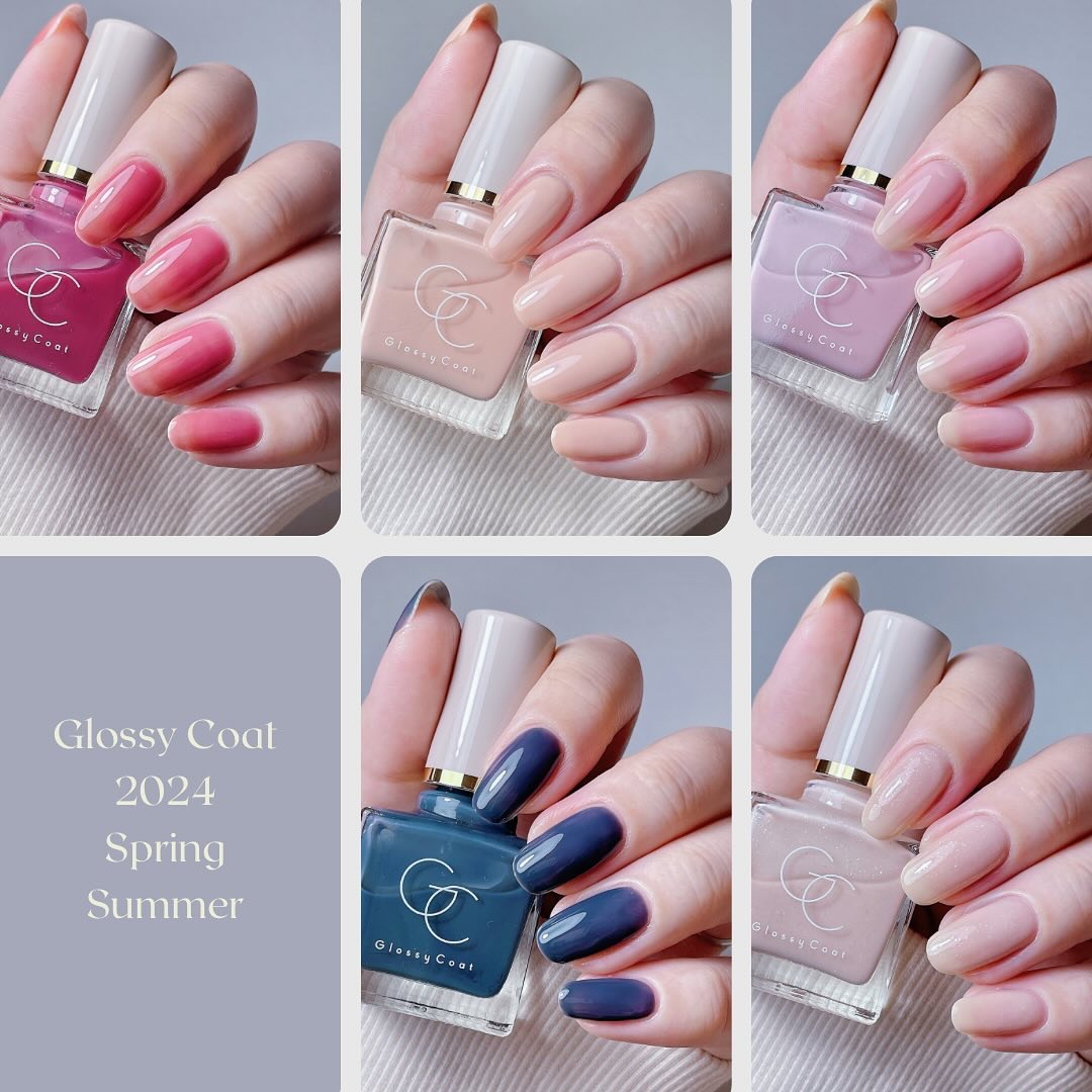 グロッシーコート2024春夏新色⋆*
⁡
⁡
今回は【ピンク・デニム系ファッションに合うトレンドカラー】です！
⁡
⁡
🎀For Pink
・フクシャピンク
・ピーチベージュ
・シアーライラック
⁡
👖For Denim
・ネイビーグレ