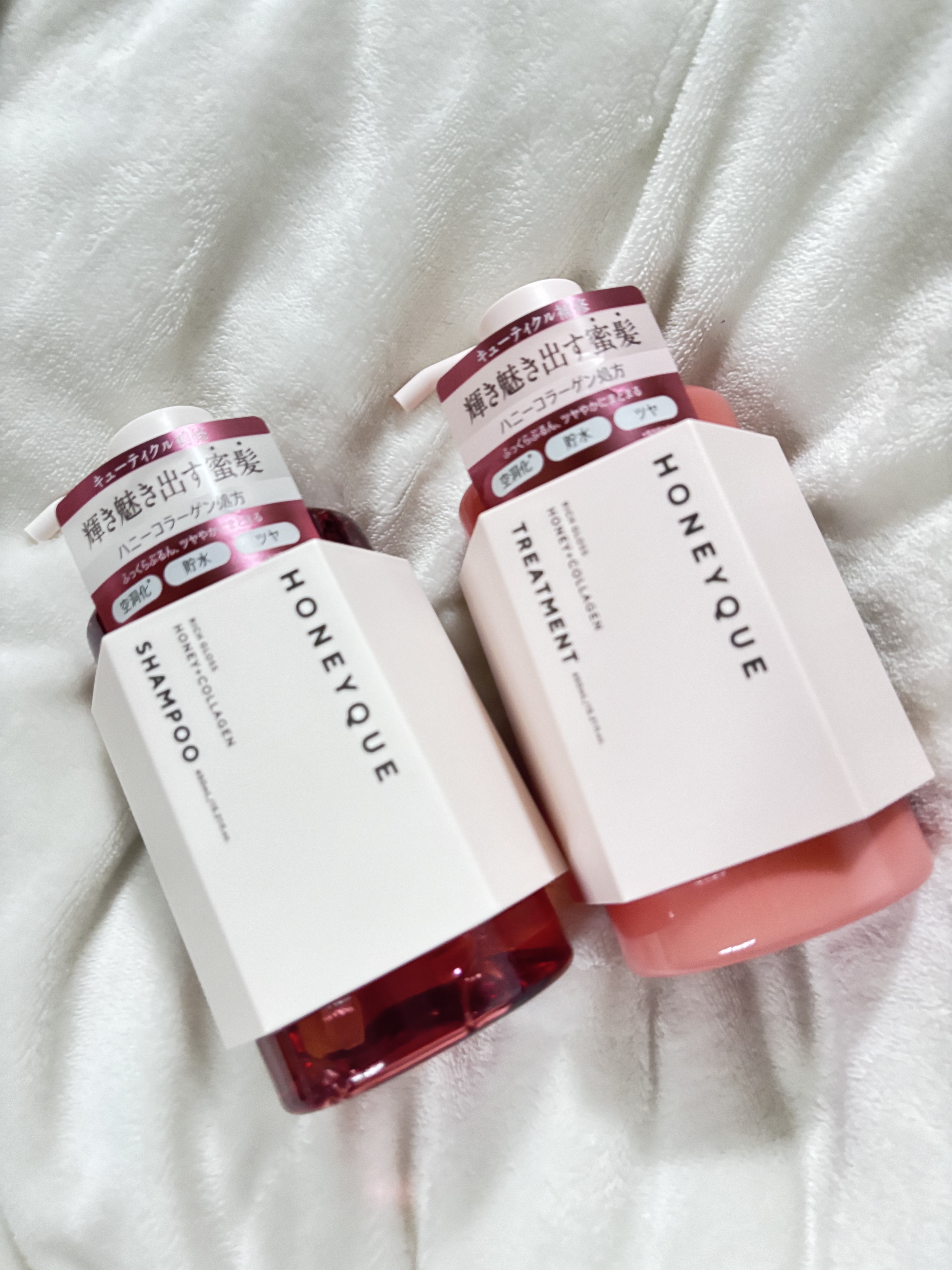 リッチグロス シャンプー シャイニー／ヘアトリートメント シャイニー/ハニーク/市販シャンプーを使ったクチコミ（1枚目）