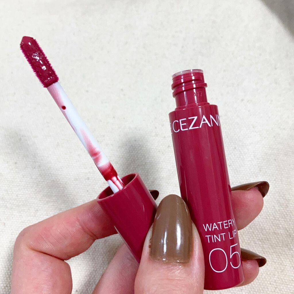 ウォータリーティントリップ/CEZANNE/リップティントを使ったクチコミ（2枚目）