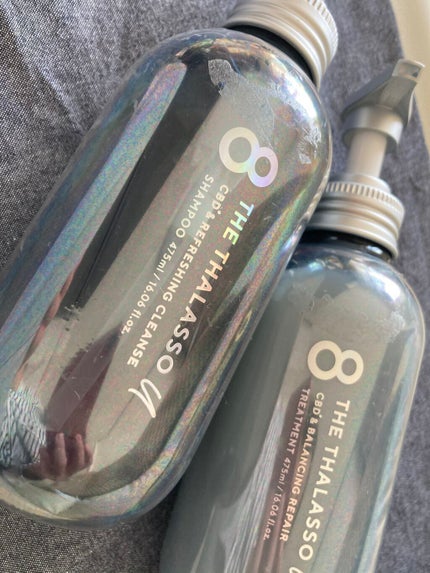 エイトザタラソ ユー CBD&リフレッシング クレンズ 美容液シャンプー/CBD&バランシング ダメージリペア 美容液ヘアトリートメント/エイトザタラソ/市販シャンプーを使ったクチコミ(1枚目)