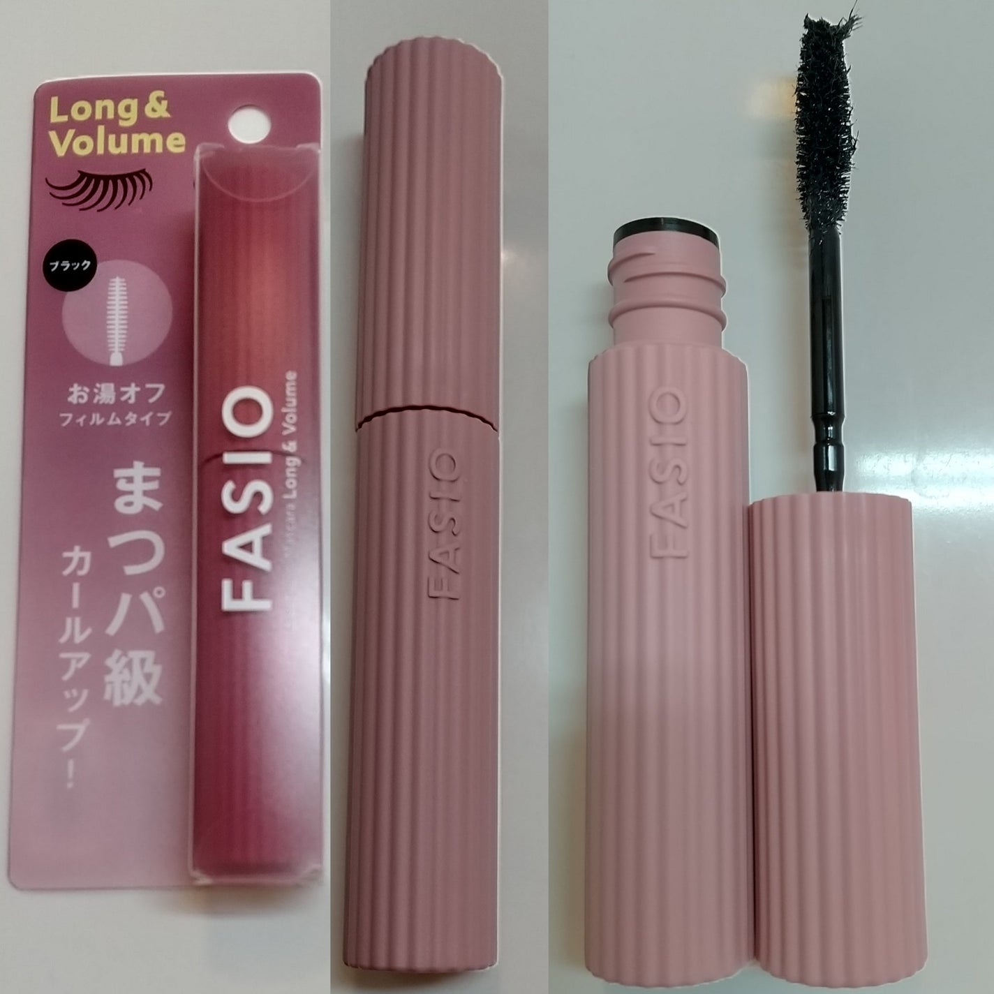 まつパ級 フィルム マスカラ (ロング&ボリューム)/FASIO/マスカラを使ったクチコミ(2枚目)