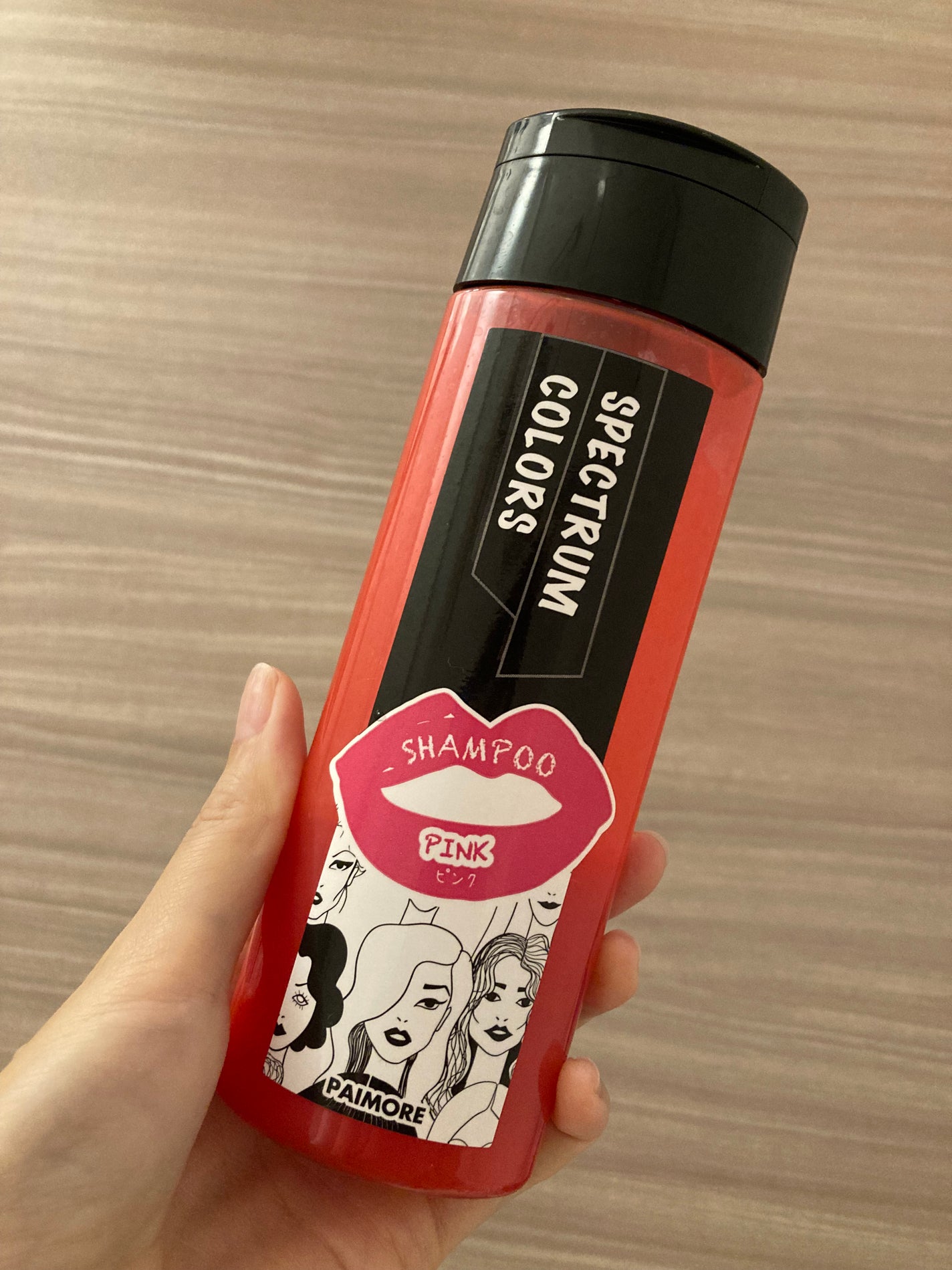 嘘が苦手なくま on LIPS 「ピンクのカラーシャンプー!浴室に着色しにくくちょうどいいです👌..」(3枚目)
