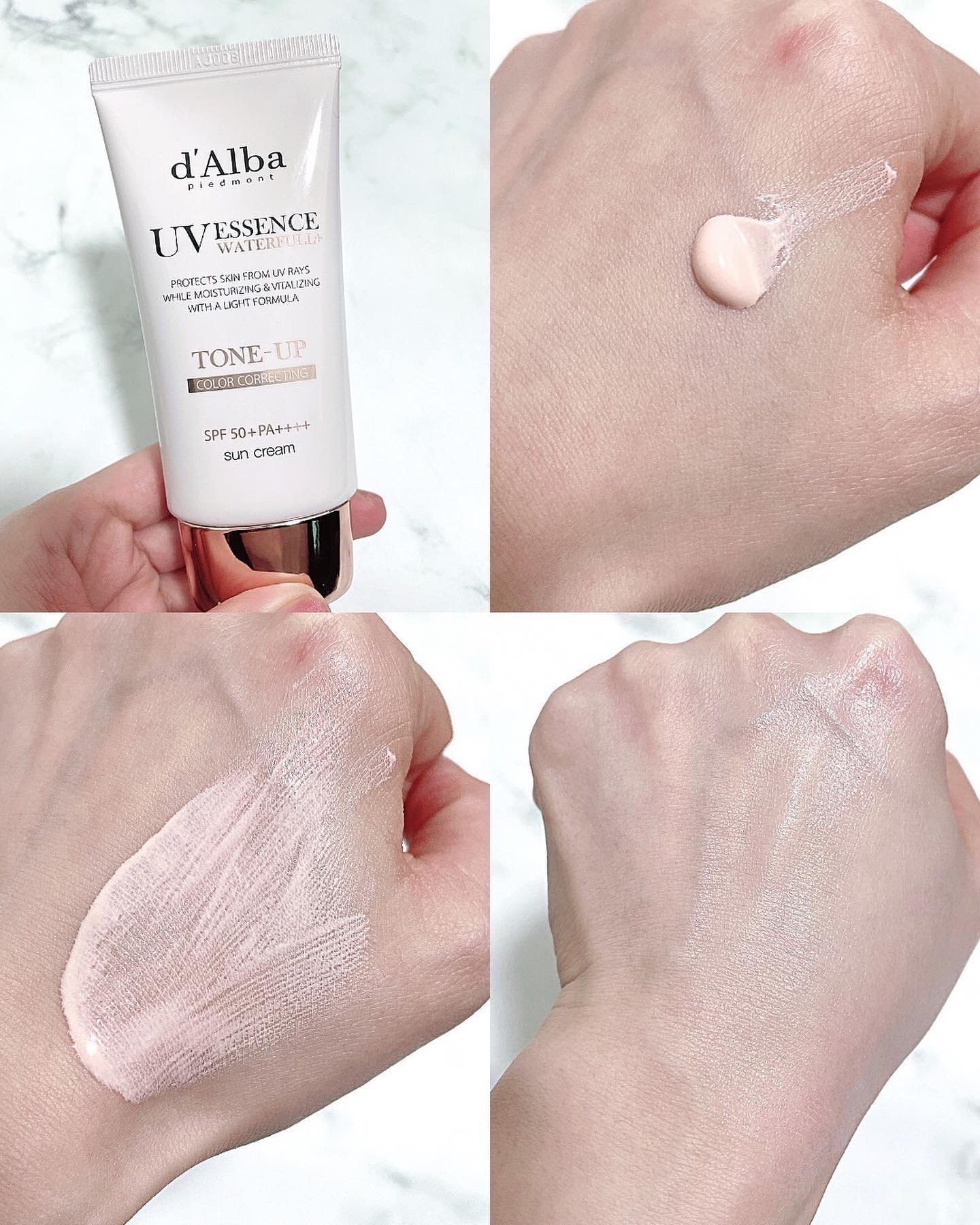 ウォータフルトーンアップサンクリーム/ダルバ/日焼け止めクリームを使ったクチコミ（3枚目）