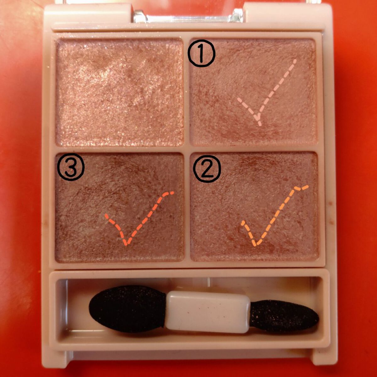 シルキースフレアイズ（マットタイプ）/キャンメイク/アイシャドウパレットを使ったクチコミ（2枚目）