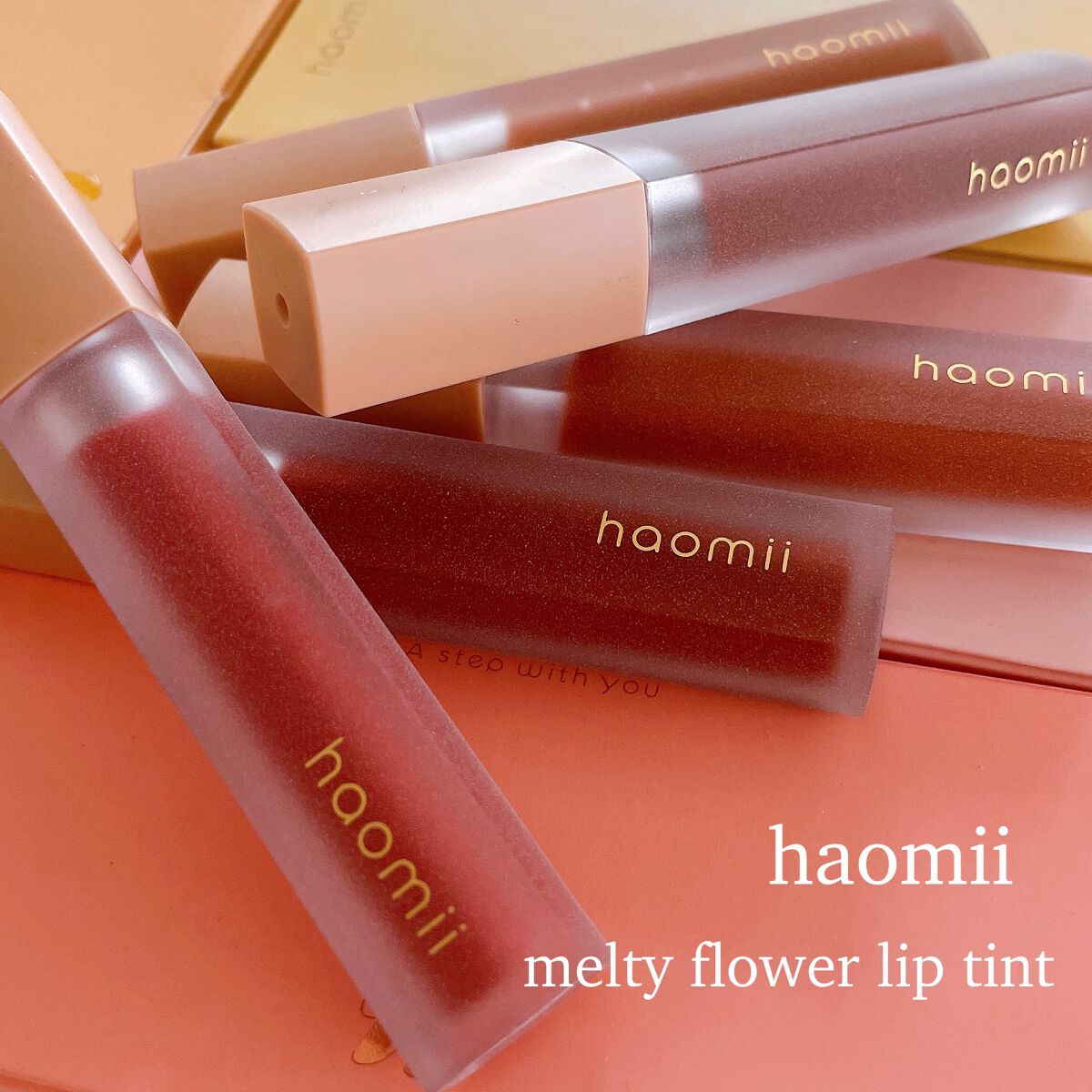 Melty flower lip tint/haomii/口紅を使ったクチコミ(1枚目)