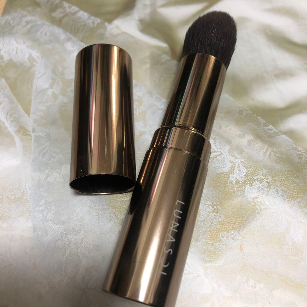 チークブラシ(S)/LUNASOL/メイクブラシを使ったクチコミ(1枚目)