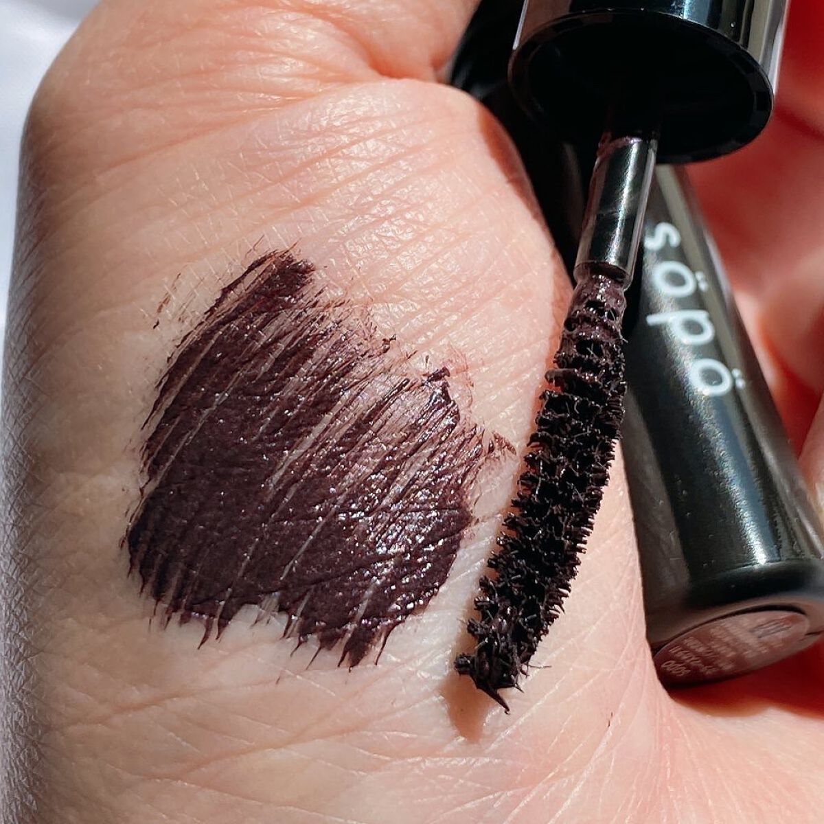 カラーマスカラ/sopo/マスカラを使ったクチコミ(4枚目)