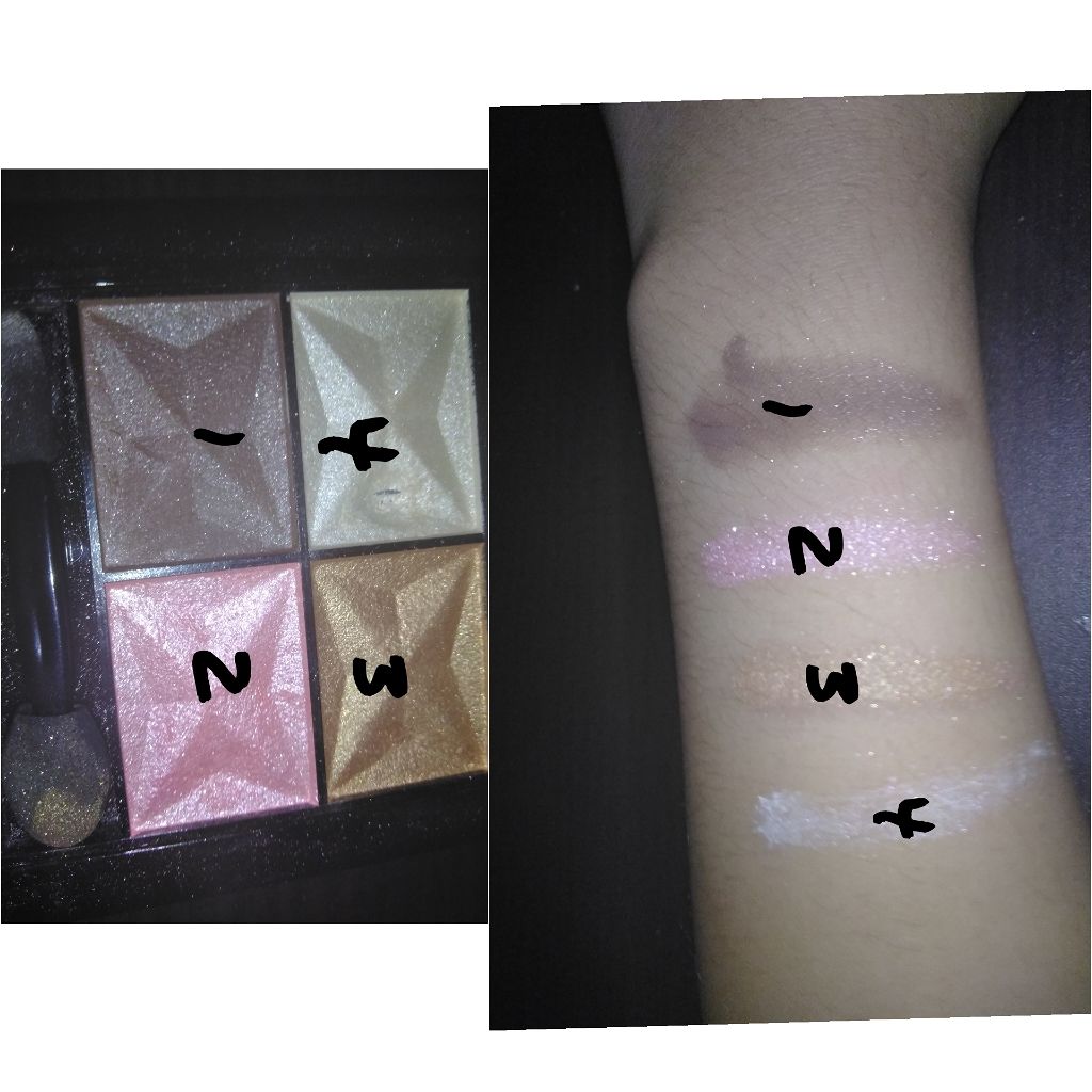 カラフルアイシャドウ/DAISO/アイシャドウパレットを使ったクチコミ(3枚目)